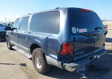 2003 Ford Excursion Xlt из США, поврежденный, VIN 1FMNU40S73EA24950